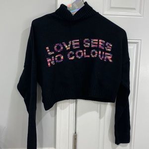 Misguided crop sweater